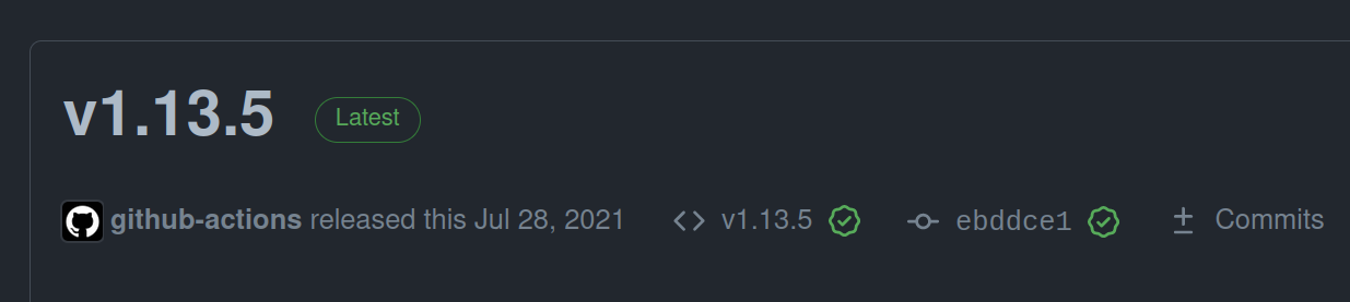 The GitHub page for the latest release of Android Password Store, dated July 28 2021
